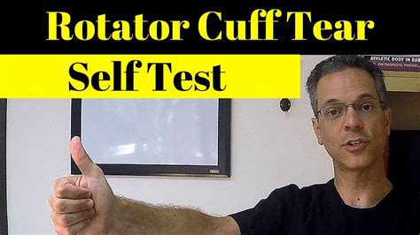 sits tear test|tear in rotator cuff test.